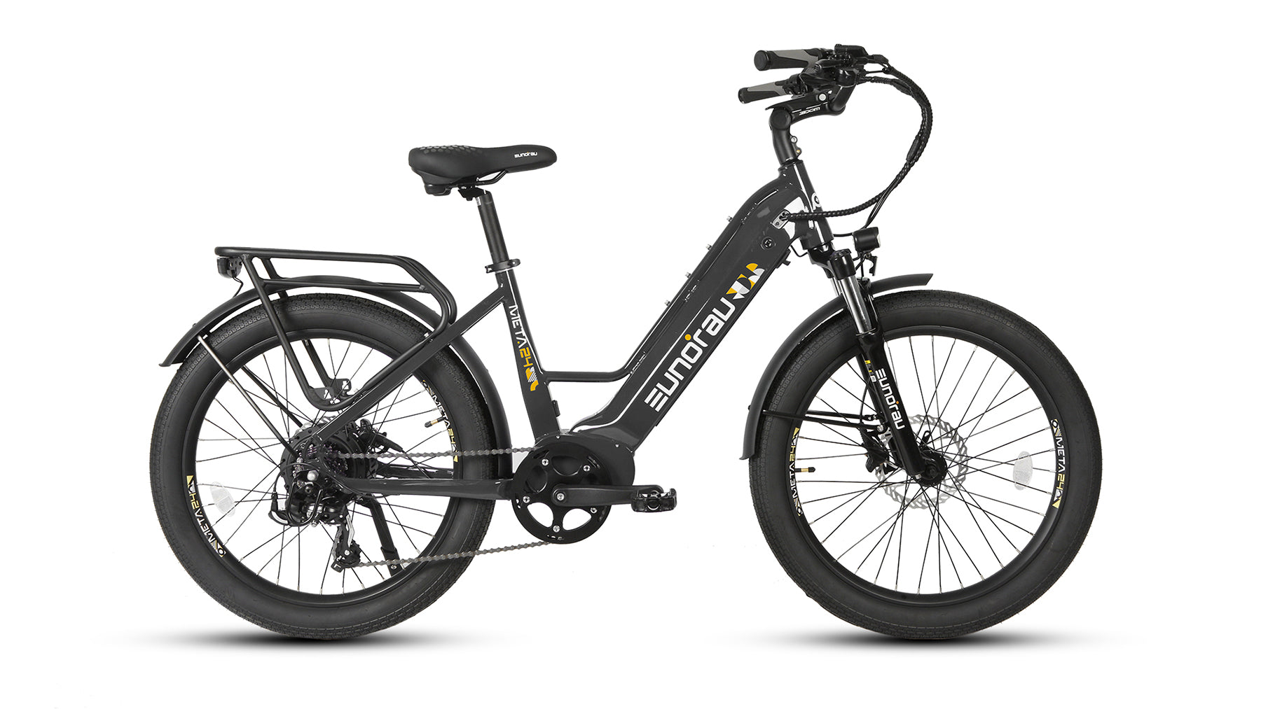 e commuter bicycle black