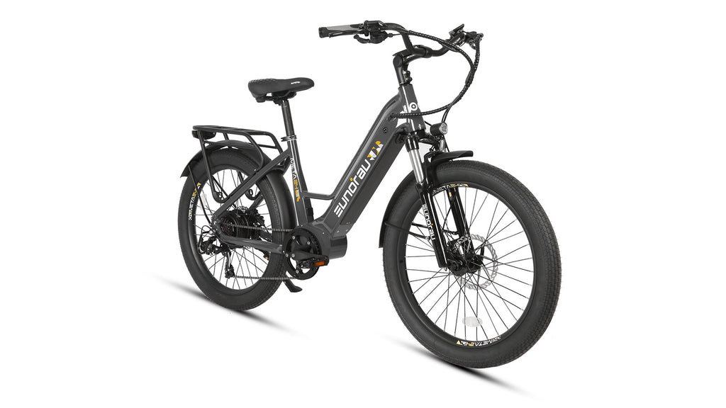 e commuter bicycle black