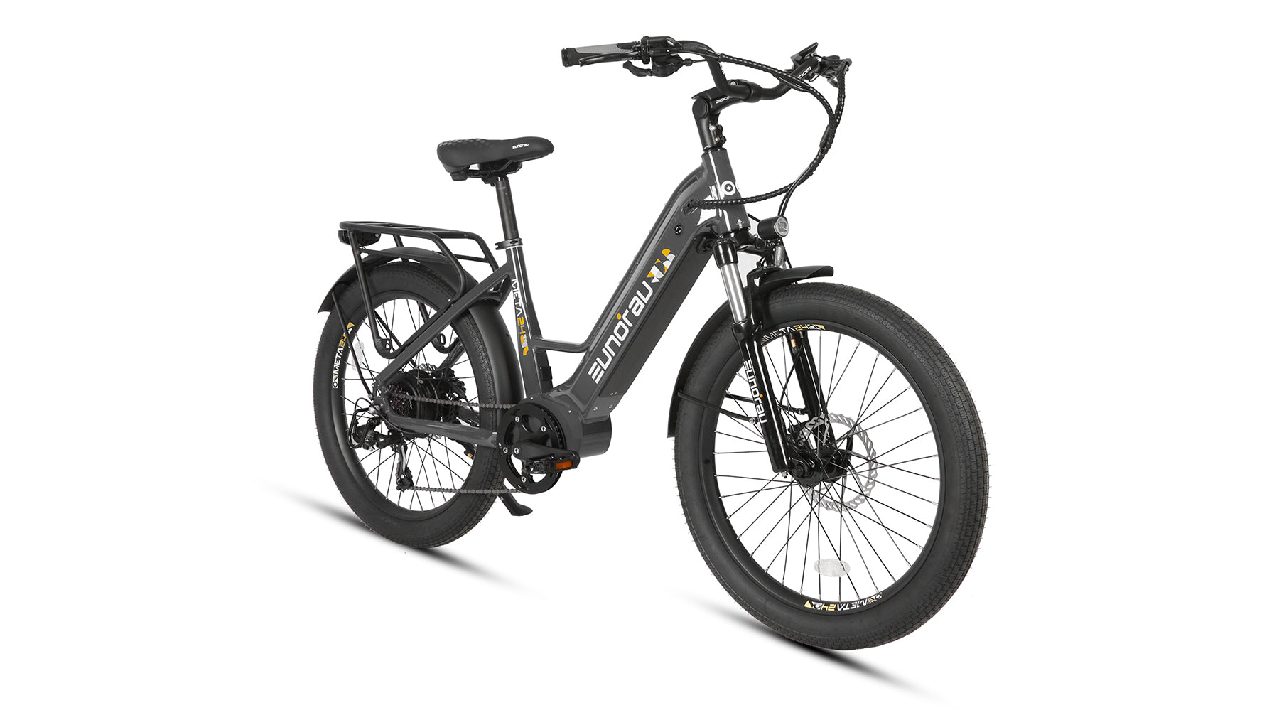 e commuter bicycle black