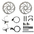 EUNORAU 4-Piston Hydraulic Brake Set with 203MM Disc Rotors