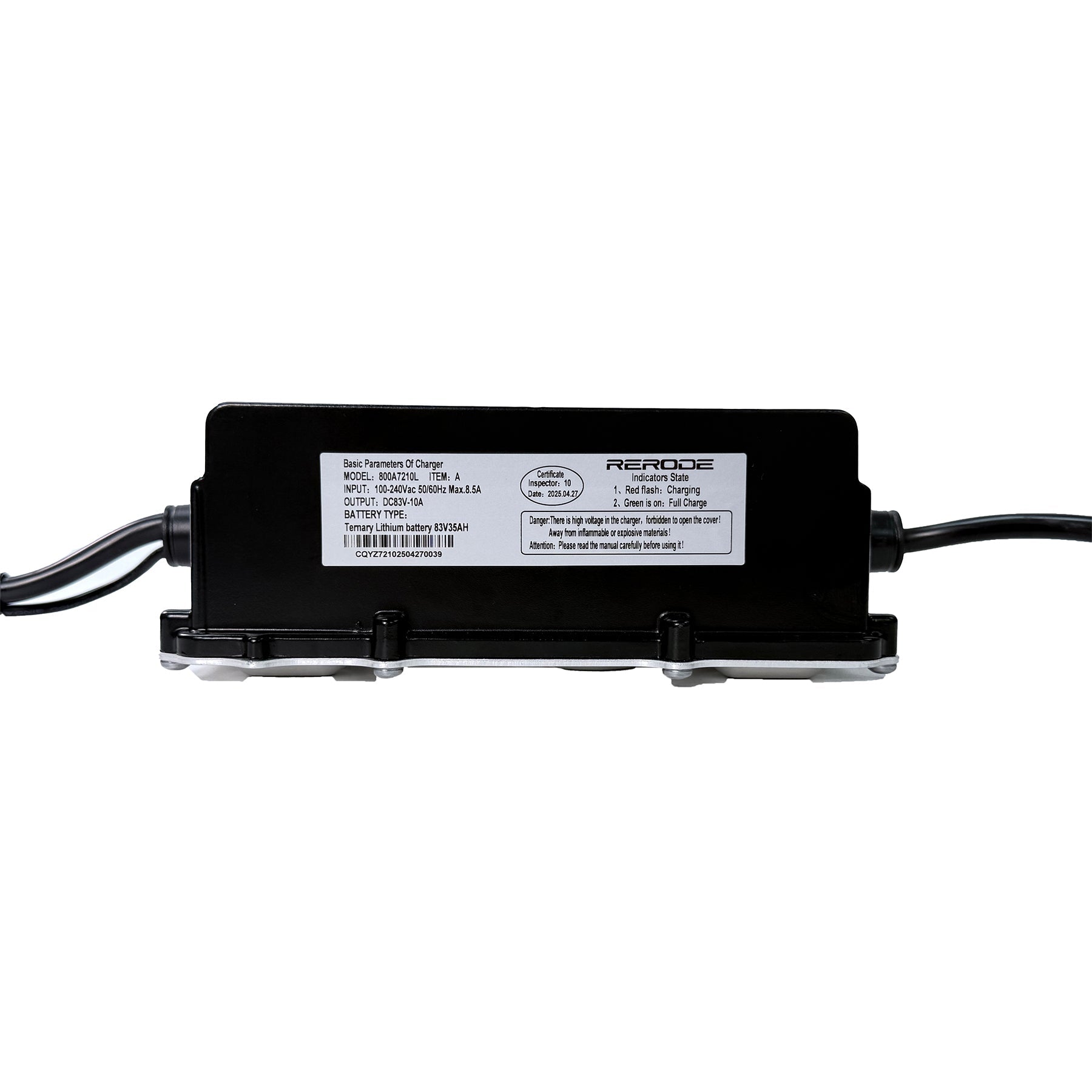EUNORAU 72V10A R1 Ebike Fast Charger