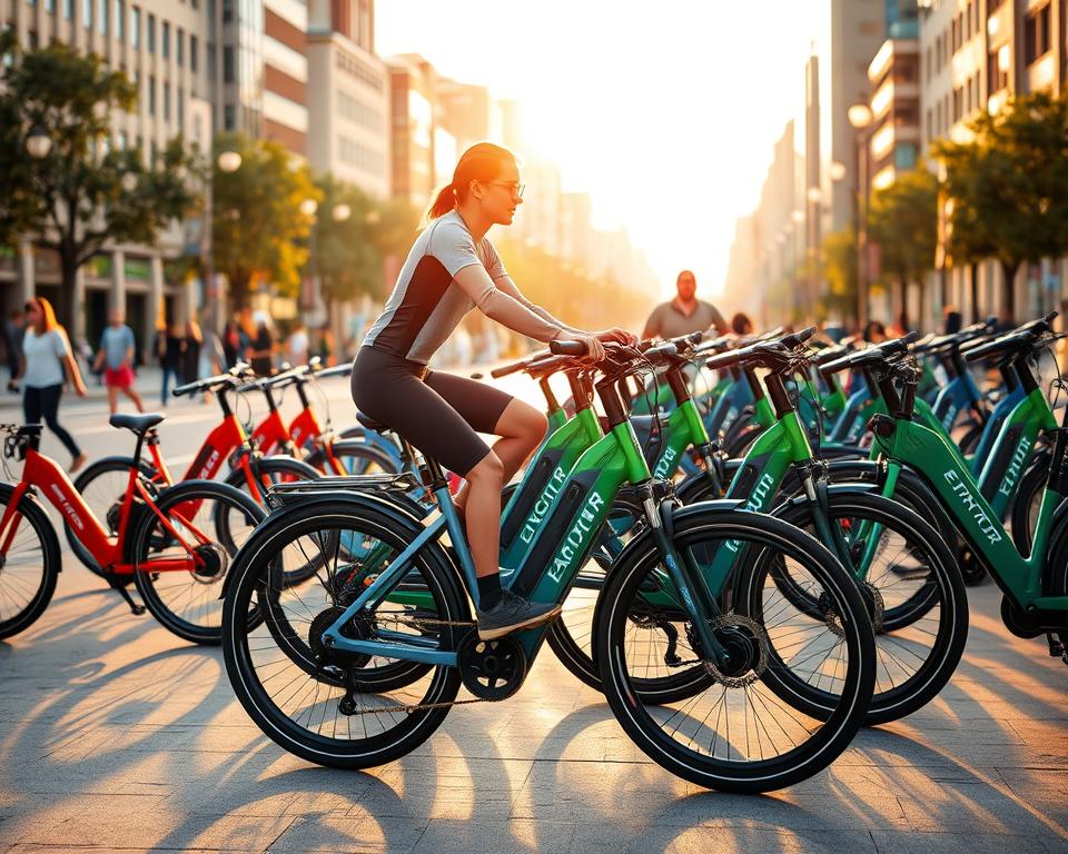 Group of riders on eBikes