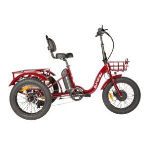 Freedom electric trike in studio view